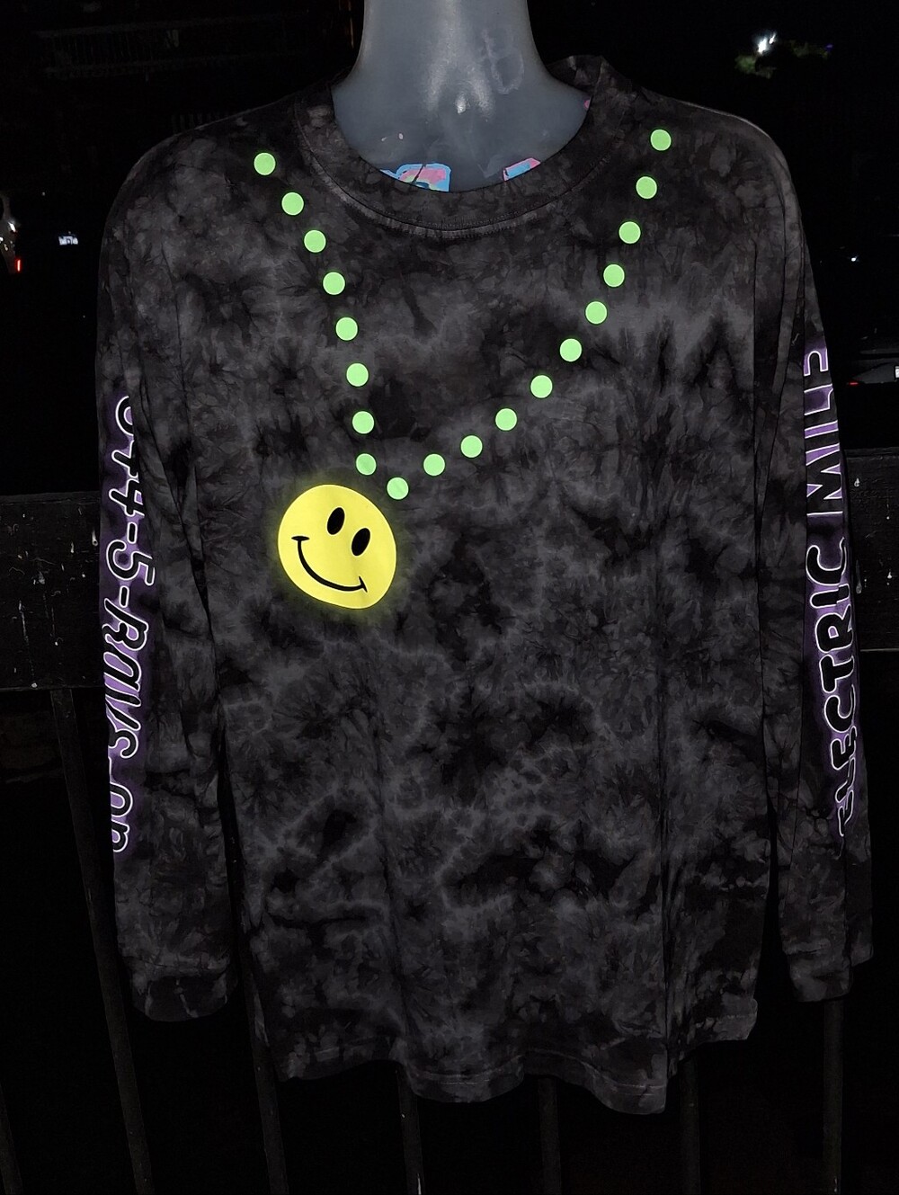 NWOT INSOMNIAC RAVE ON Long Sleeve T Shirt Size XL